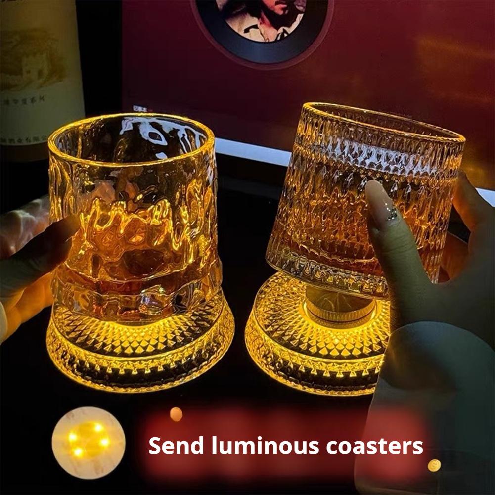 แก้ววิสกี้หมุนได้ แก้วคริสตัลส - Wine Beer Whiskey บทวิจารณ์และราคา