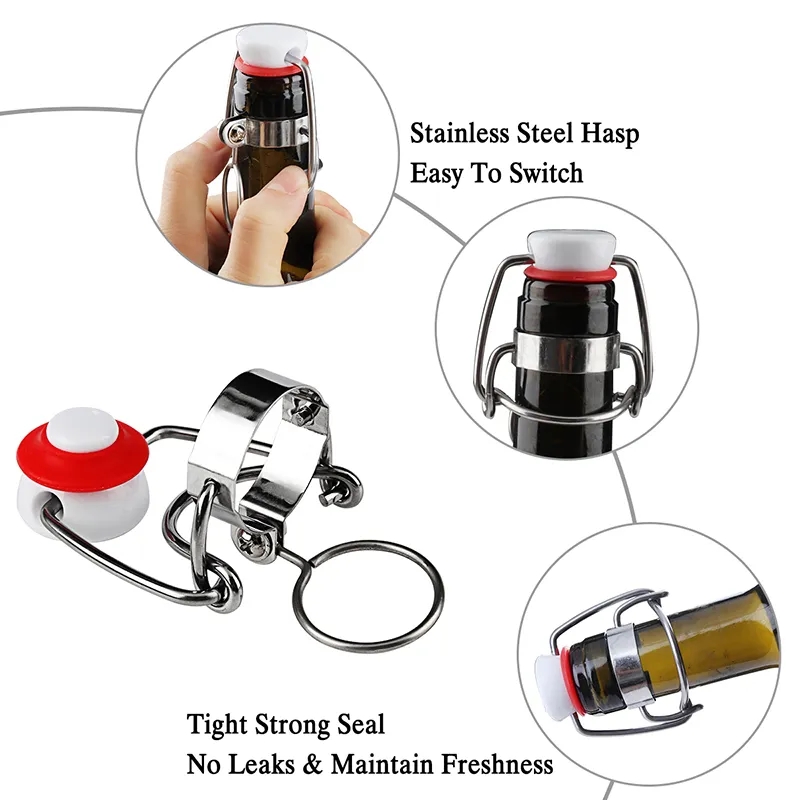 ฝาขวดแก้วแบบกลับด้านได้ฝาขวดแก - Wine Root Beer บทวิจารณ์และราคา