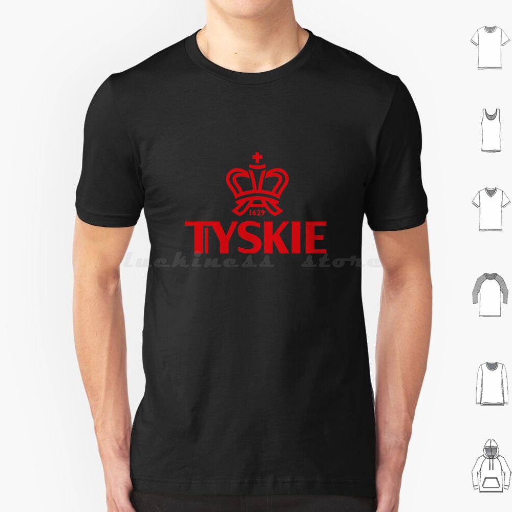 เสื้อยืด Tyskie ไซส์ใหญ่ ผ้าฝ้ - Beer Wine Gin บทวิจารณ์และราคา