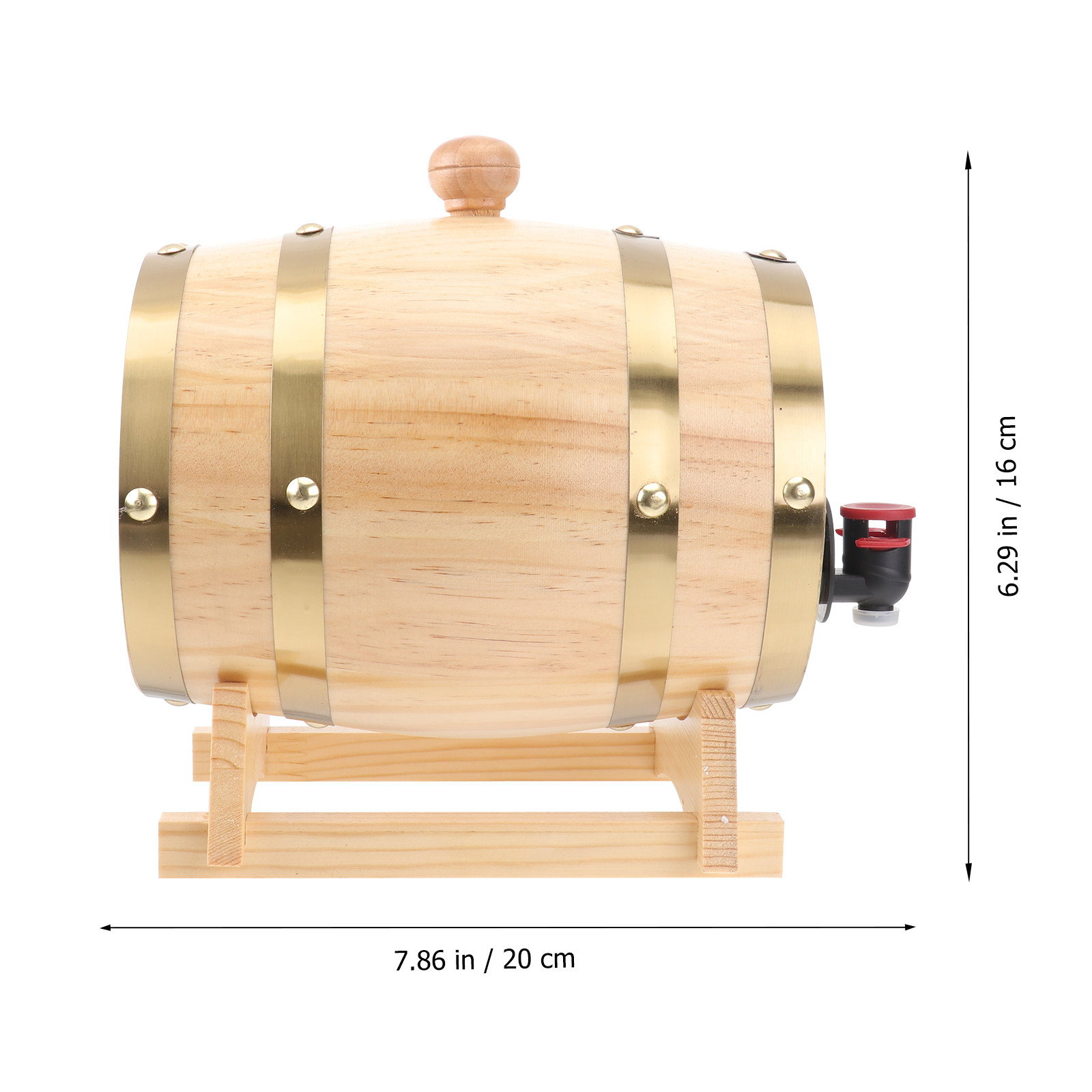 ชุดถังไวน์ไม้โอ๊คทำมือ 1 ชิ้น  - Wine Beer Spirits บทวิจารณ์และราคา