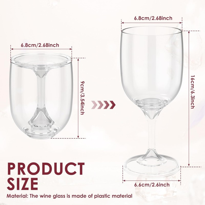 แก้วไวน์พับได้ แก้วไวน์พลาสติก - Wine & Beer Emporium บทวิจารณ์และราคา
