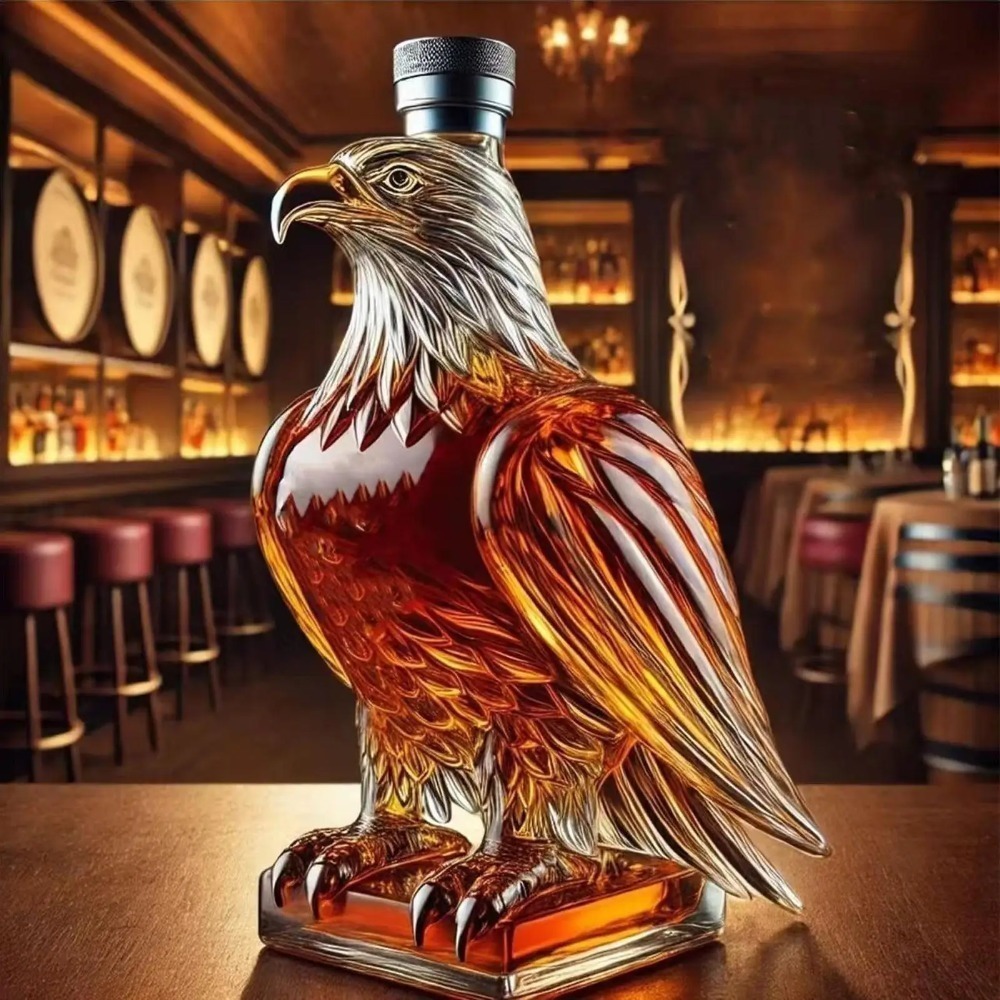 ขวดเหล้ารูปนกอินทรี แก้วรูปสัต - Wine Beer Spirits บทวิจารณ์และราคา