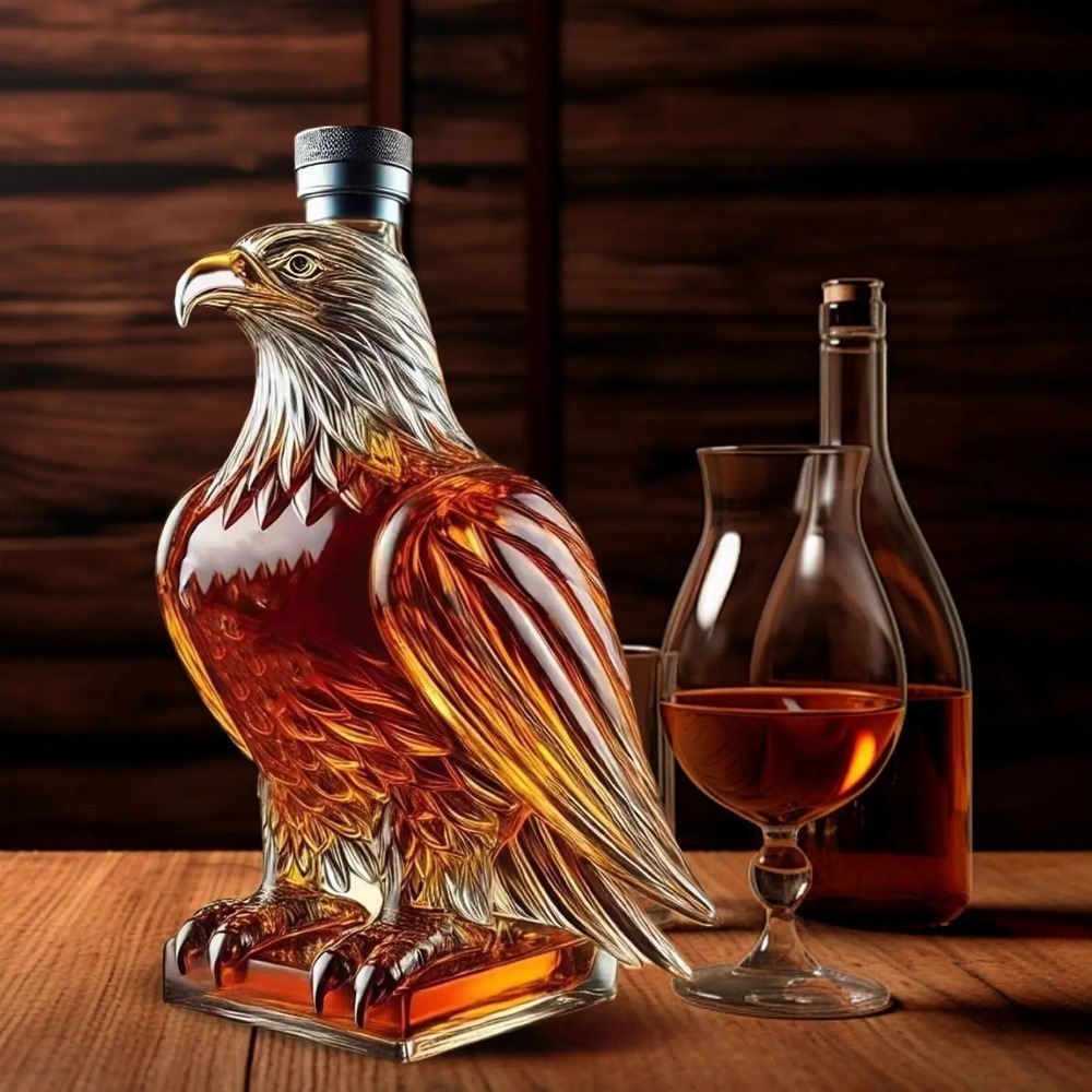 ขวดเหล้ารูปนกอินทรี แก้วรูปสัต - Wine Beer Spirits บทวิจารณ์และราคา