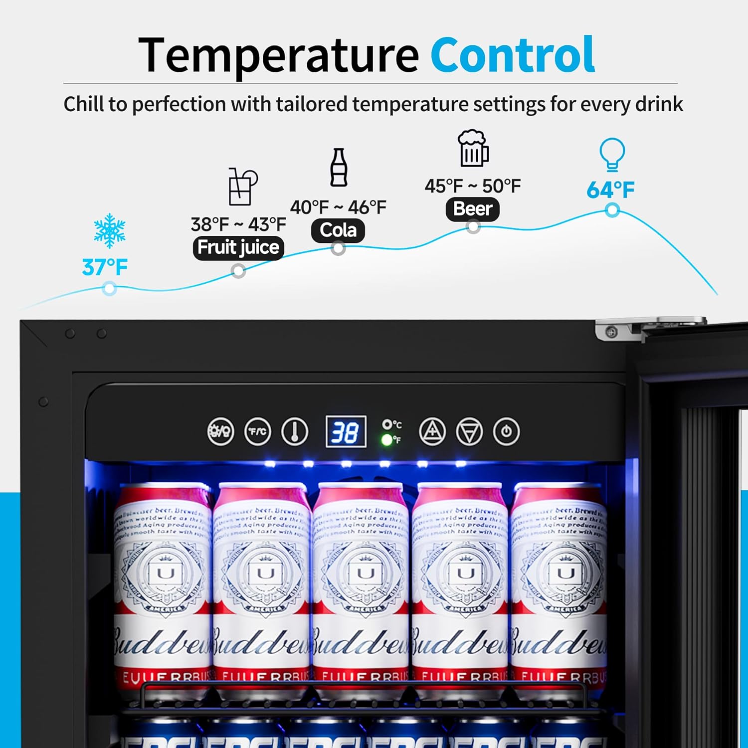 ตู้เย็นแช่เครื่องดื่มใต้เคาน์เ - Wine And Beer Undercounter Fridge บทวิจารณ์และราคา