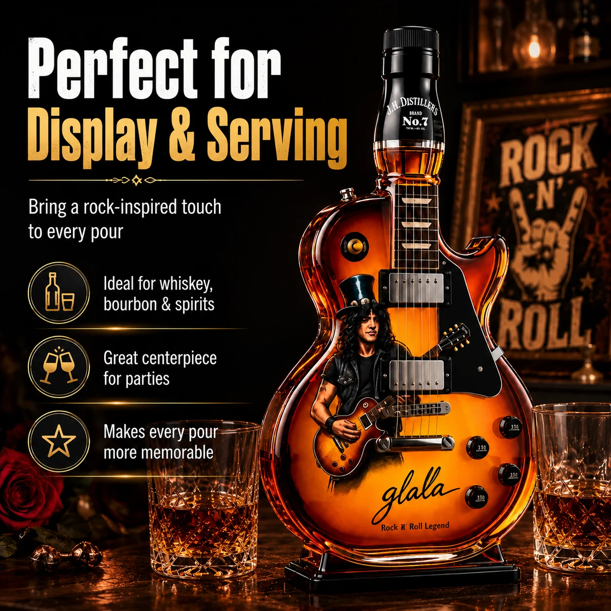 ขวดเหล้ารูปกีตาร์ Slash, ขวดเห - Wine Beer And Spirits บทวิจารณ์และราคา