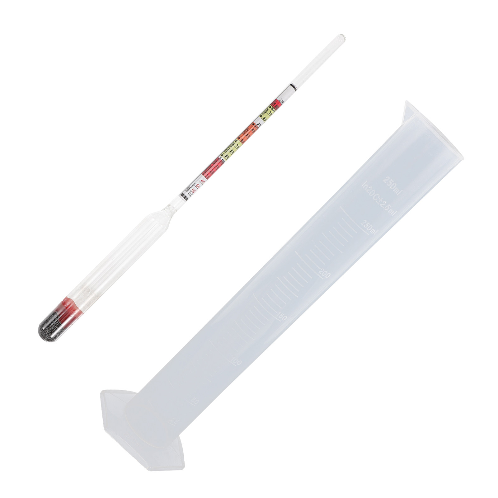 ชุดไฮโดรมิเตอร์แบบสามสเกล 1 ชุ - Wine Beer And Mead บทวิจารณ์และราคา