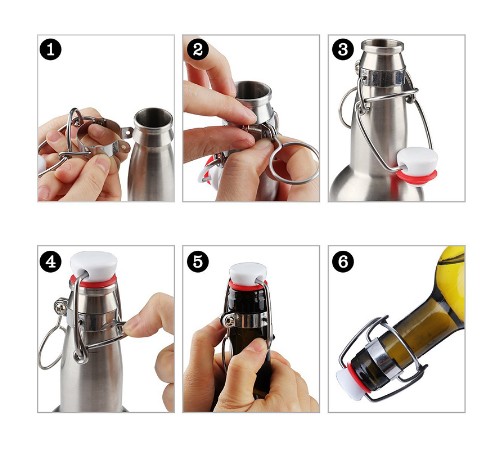 12PCS Ez Cork Cap Flip Top Sto - Wine Root Beer บทวิจารณ์และราคา